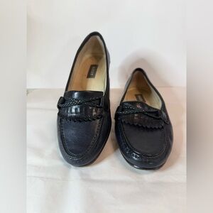 Bally Dark Blue Leather Loafers
